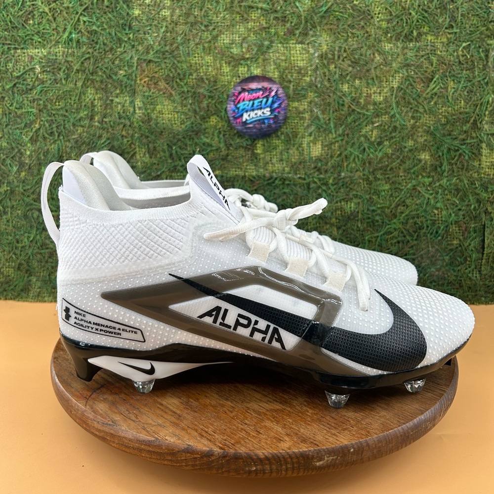 Nike Alpha Menace Elite 4  Football Cleats HF4552 100 (12.5 WIDE)